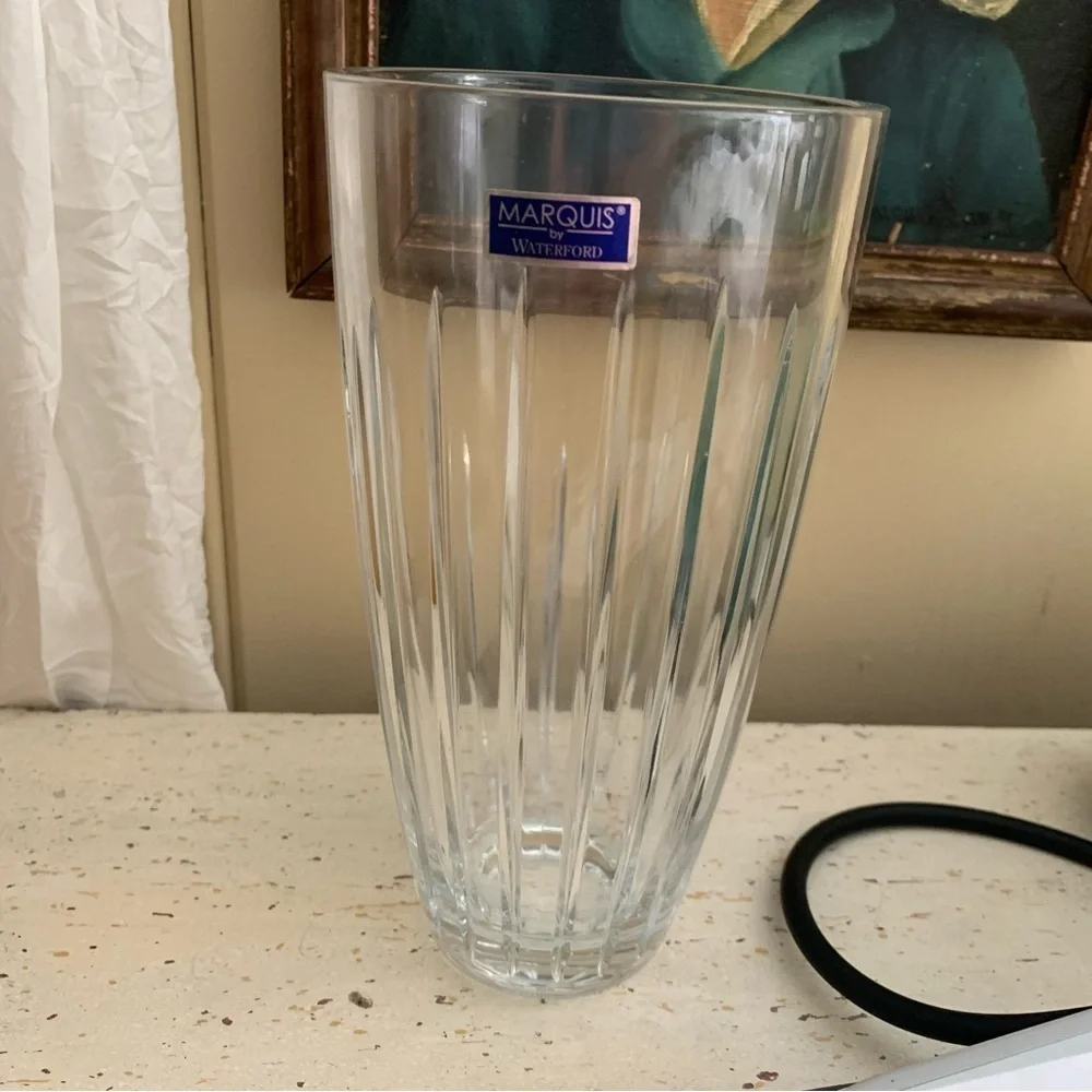Marquis by Waterford Clear Glass Vase 8”